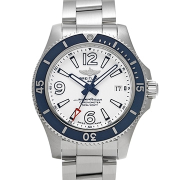 ブライトリング スーパーオーシャン オートマチック42 A17366D81A1A1 ホワイト メンズ 時計 【中古】【wristwatch】