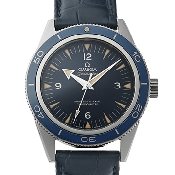 オメガ シーマスター 300 マスターコーアクシャル 233.92.41.21.03.001 ブルー メンズ 時計 【中古】【wristwatch】