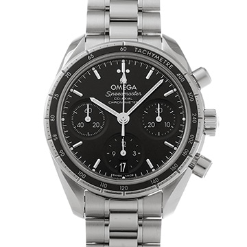 オメガ スピードマスター 38 コーアクシャル 324.30.38.50.01.001 ブラック メンズ 時計 【中古】【wristwatch】