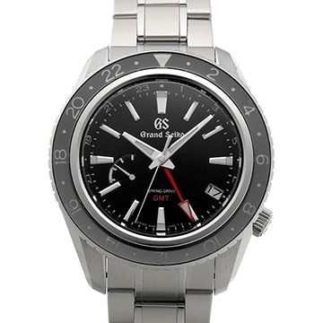 グランドセイコー スポーツコレクション スプリングドライブ GMT SBGE201 ブラック メンズ 時計 【中古】【wristwatch】