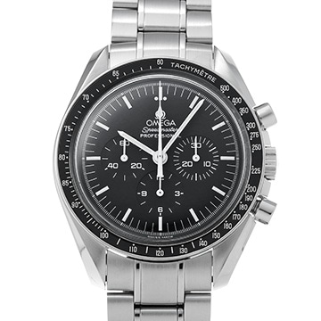 オメガ スピードマスター ムーンウォッチ プロフェッショナル アポロ17号 30th 3574.51 ブラック メンズ 時計 【中古】【wristwatch】