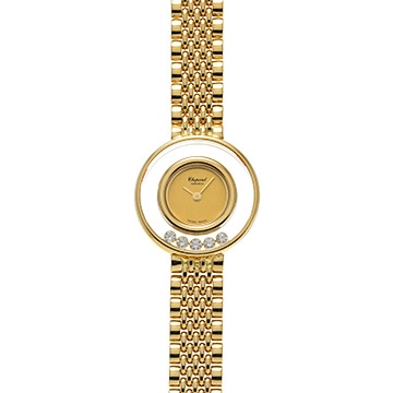 ショパール ハッピーダイヤモンド 206147-0001 シャンパン/ダイヤモンド レディース 時計 【中古】【wristwatch】