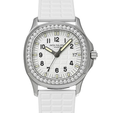 パテック フィリップ アクアノート ルーチェ 5067A-011 ホワイト レディース 時計 【中古】【wristwatch】