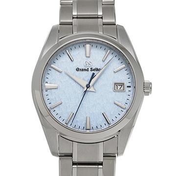 グランドセイコー ヘリテージコレクション クォーツ  SBGX357 雪白ブルー メンズ 時計 【中古】【wristwatch】