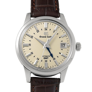グランドセイコー エレガンスコレクション メカニカル 9S GMT SBGM221 アイボリー メンズ 時計 【中古】【wristwatch】