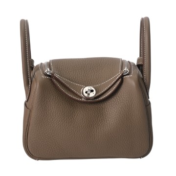 エルメス リンディ ミニ 2 エトゥープ トリヨンクレマンス レディース バッグ 【新品】【bag】
