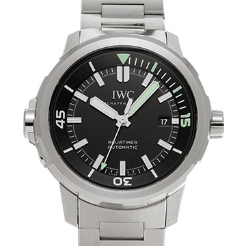 IWC アクアタイマー オートマティック IW328803 ブラック メンズ 時計 【中古】【wristwatch】