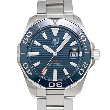 タグ ホイヤー アクアレーサー キャリバー5 WAY211C.BA0928 ブルー メンズ 時計 【中古】【wristwatch】