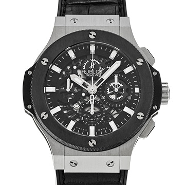ウブロ ビッグバン アエロバン 311.SM.1170.GR ブラック メンズ 時計 【中古】【wristwatch】