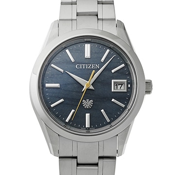 シチズン エコドライブ 100th 限定600本 AQ4100-65L ブルー メンズ 時計 【中古】【wristwatch】
