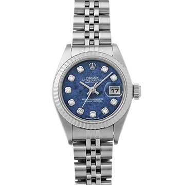 ロレックス デイトジャスト 79174G ソーダライト/ダイヤモンド レディース 時計 【中古】【wristwatch】