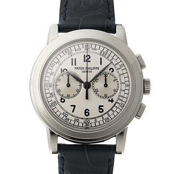 パテック フィリップ コンプリケーション クロノグラフ 5070G-001 シルバー メンズ 時計 【中古】【wristwatch】