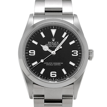 ロレックス エクスプローラー 114270 ブラック メンズ 時計 【中古】【wristwatch】