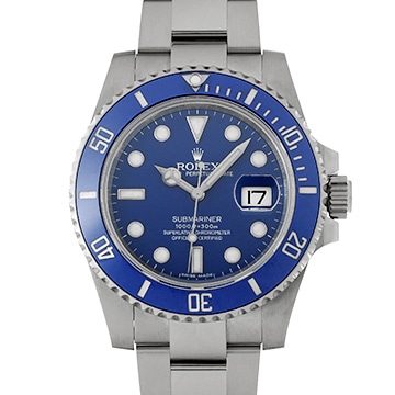 ロレックス サブマリーナ デイト 116619LB ブルー メンズ 時計 【中古】【wristwatch】