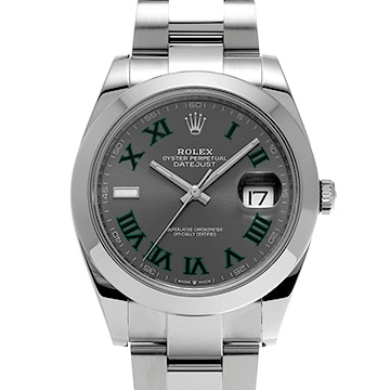 ロレックス デイトジャスト 41 126300 スレートグレー メンズ 時計 【中古】【wristwatch】