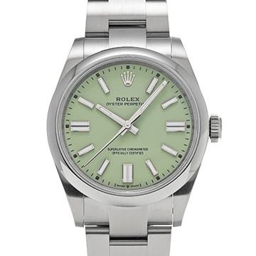 ロレックス オイスターパーペチュアル 41 134300 ピスタチオ メンズ 時計 【中古】【wristwatch】