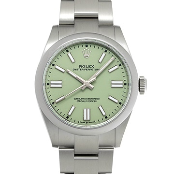 ロレックス オイスターパーペチュアル 41 134300 ピスタチオ メンズ 時計 【新品】【wristwatch】