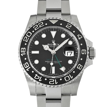 ロレックス GMTマスターII 116710LN ブラック メンズ 時計 【中古】【wristwatch】