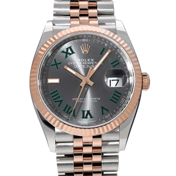 ロレックス デイトジャスト 36 126231 スレート メンズ 時計 【中古】【wristwatch】