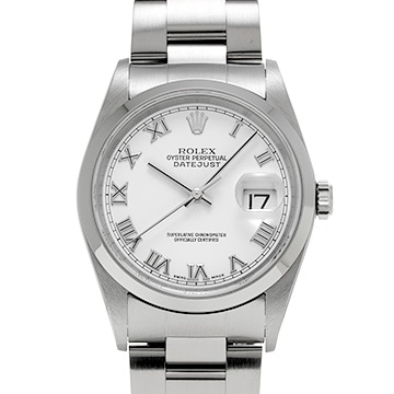 ロレックス デイトジャスト 16200 ホワイト メンズ 時計 【中古】【wristwatch】