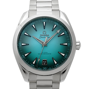 オメガ シーマスター アクアテラ 220.10.41.21.03.006 ターコイズ メンズ 時計 【中古】【wristwatch】