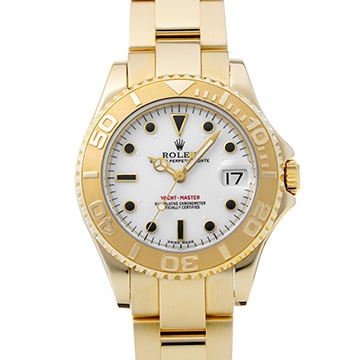 ロレックス ヨットマスター 34 168628 ホワイト ユニセックス 時計 【中古】【wristwatch】