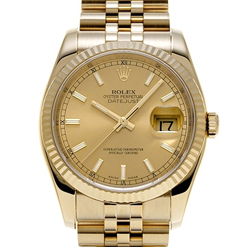 ロレックス デイトジャスト 116238 シャンパン メンズ 時計 【中古】【wristwatch】