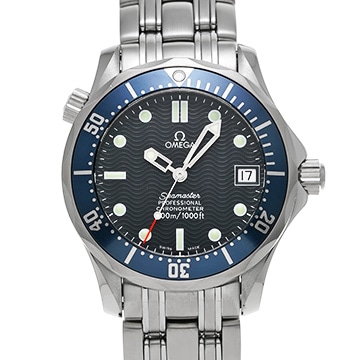 オメガ シーマスター 300 デイト 2551.80 ブルー メンズ 時計 【中古】【wristwatch】