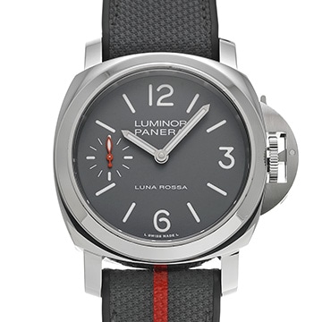 パネライ ルミノール トレ ジョルニ ロッサ PAM01653 グレー メンズ 時計 【中古】【wristwatch】