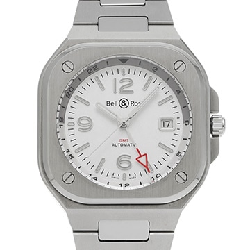 ベル＆ロス BR 05 GMT BR05G-SI-ST/SST ホワイト メンズ 時計 【中古】【wristwatch】