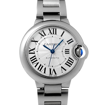 カルティエ バロンブルー ドゥ カルティエ 33mm W6920071 シルバー ユニセックス 時計 【中古】【wristwatch】