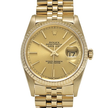 ロレックス デイトジャスト 16238 シャンパン メンズ 時計 【中古】【wristwatch】