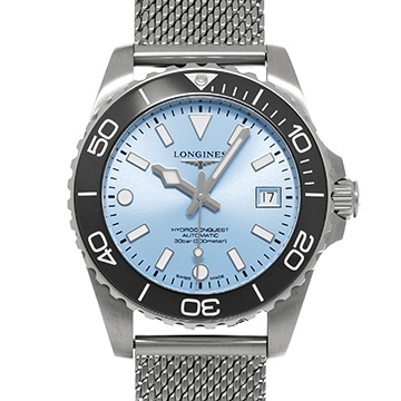 ロンジン ハイドロコンクエスト L3.779.4.99.6 サンレイ ブルー メンズ 時計 【中古】【wristwatch】