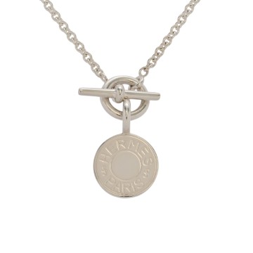 エルメス セリエ アミュレット ネックレス シルバー シルバー925 レディース ジュエリー 【中古】【jewelry】