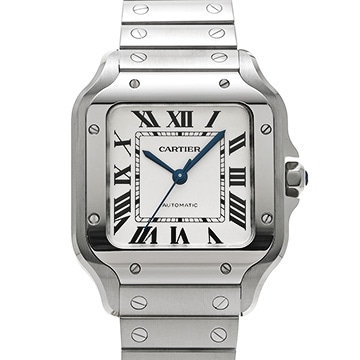 カルティエ サントス ドゥ カルティエ MM WSSA0029 シルバー メンズ 時計 【中古】【wristwatch】