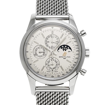 ブライトリング トランスオーシャン クロノグラフ 1461 A1931012/G750 シルバー メンズ 時計 【中古】【wristwatch】