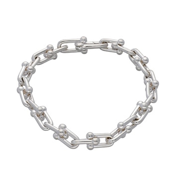 ティファニー ハードウェア スモールリンク ブレスレット #S シルバー シルバー925 レディース ジュエリー 【中古】【jewelry】