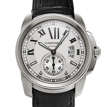 カルティエ カリブル ドゥ カルティエ W7100037 シルバー メンズ 時計 【中古】【wristwatch】