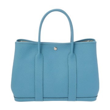 エルメス ガーデンパーティ PM ブルーノール ヴァッシュカントリー レディース バッグ 【中古】【bag】
