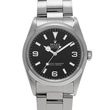 ロレックス エクスプローラー 14270 ブラック メンズ 時計 【中古】【wristwatch】