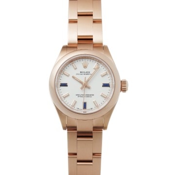 ロレックス オイスターパーペチュアル 28 276205 ホワイト レディース 時計 【中古】【wristwatch】