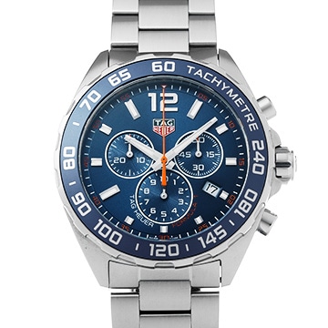 タグ ホイヤー フォーミュラ1 クォーツ クロノグラフ CAZ1014.BA0842 ブルー メンズ 時計 【中古】【wristwatch】