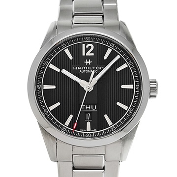 ハミルトン ブロードウェイ デイデイト H43515135 ブラック メンズ 時計 【中古】【wristwatch】