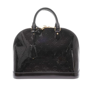 ルイ ヴィトン モノグラムヴェルニ アルマ PM アマラント M91611 ヴェルニ レディース バッグ 【中古】【bag】
