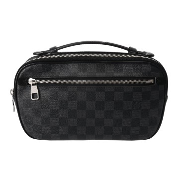 ルイ ヴィトン ダミエグラフィット アンブレール ブラック N41289 ダミエキャンバス メンズ バッグ 【中古】【bag】