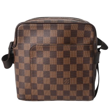 ルイ ヴィトン ダミエ オラフ PM ブラウン N41442 ダミエキャンバス ユニセックス バッグ 【中古】【bag】