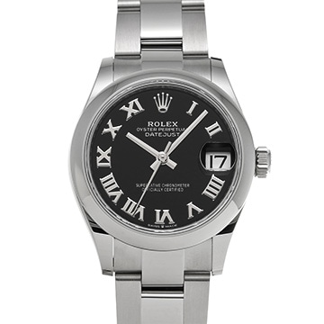 ロレックス デイトジャスト 31 278240 ブライトブラック ユニセックス 時計 【新品】【wristwatch】