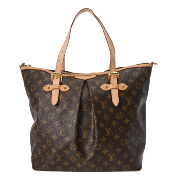 ルイ ヴィトン モノグラム パレルモ GM ブラウン M40146 モノグラムキャンバス レディース バッグ 【中古】【bag】