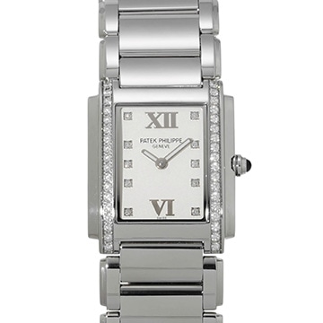 パテック フィリップ トゥエンティ～4 4910/10A-011 シルバー/ダイヤモンド レディース 時計 【中古】【wristwatch】