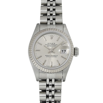 ロレックス デイトジャスト 69174 シルバー レディース 時計 【中古】【wristwatch】